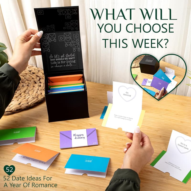 Surprise Date Night Box for Paper Anniversary Gift