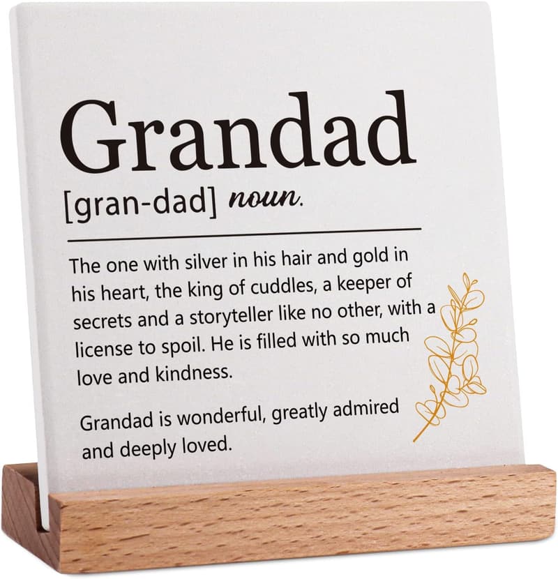 Best Grandpa Ever Definition Gift from Grandchildren