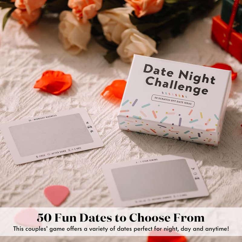 50 Romantic Scratch-Off Date Ideas for Couples - Valentine's Gifts