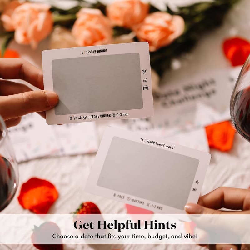 50 Romantic Scratch-Off Date Ideas for Couples - Valentine's Gifts