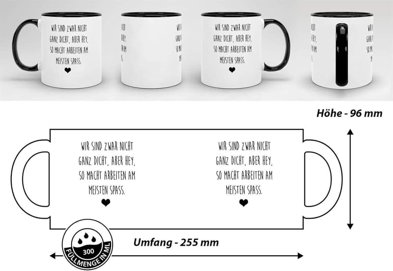 Funny Black Mug 