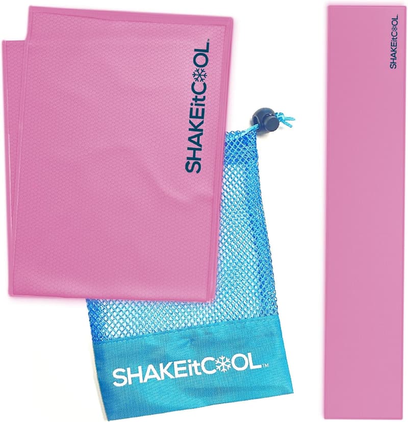 Cooling Towel for Outdoor Activities - Soft, Lightweight, Pink