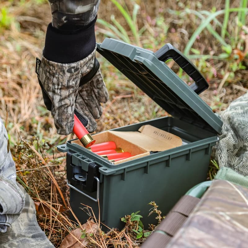 Stackable .30 Cal Ammo Storage Box - Lockable, Water-Resistant