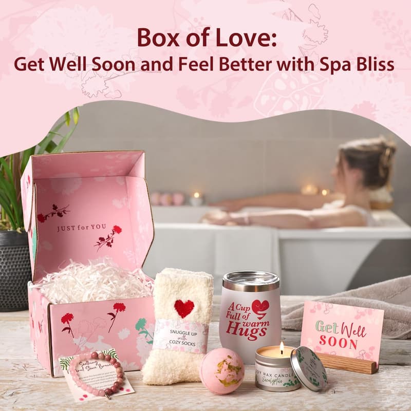 Get Well Soon Gift Basket for Women