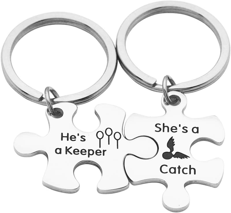 Harry Potter Couples Keychain Set - Personalized Valentine’s Gift