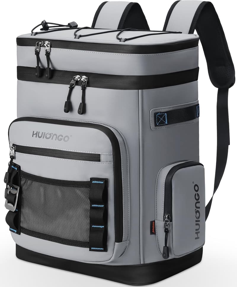 30L Waterproof Insulated Cooler Backpack for Camping & Travel