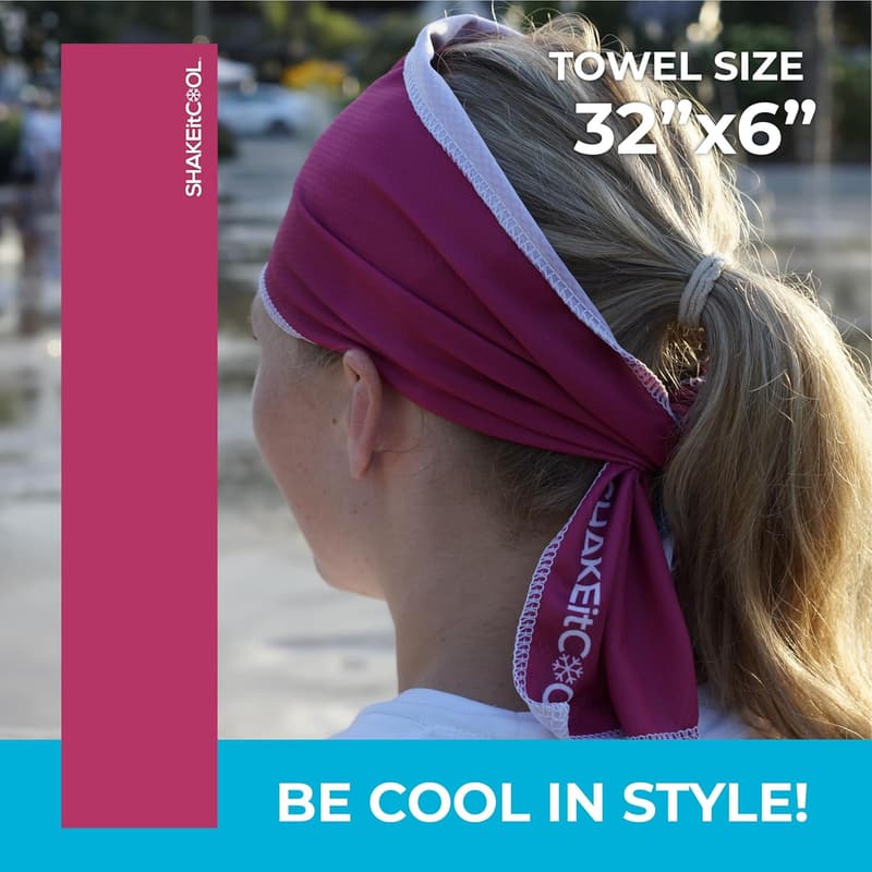 Cooling Towel for Heat Relief - Lightweight, Soft, Sun Protection