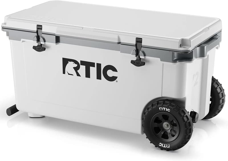 Portable 72 Quart Wheeled Cooler – Ultra-Light Insulated Ice Chest