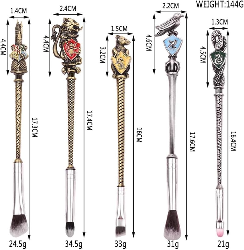 Wizard Wand Makeup Brush Set for Women - 2 Color Options