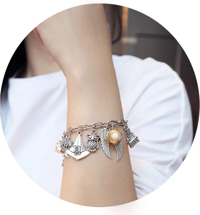 Space Wizardry Themed Handmade Charm Bracelet Set for Kids