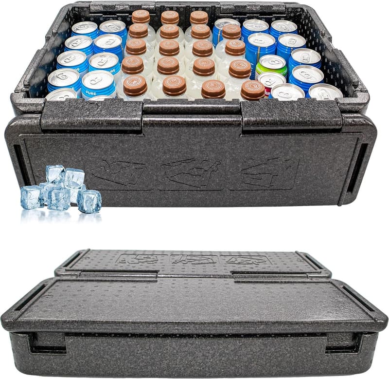 X-Large Insulated Portable Foam Cooler - Waterproof & Foldable