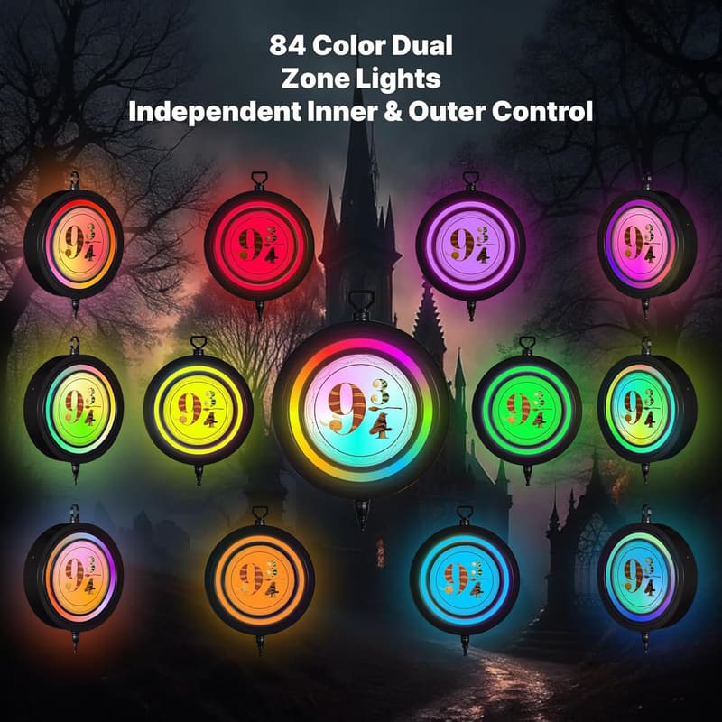 Platform 9 3/4 Smart Sensor Night Light - RGB Wizard Lamp