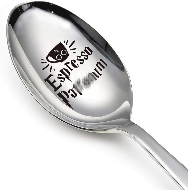 Harry Potter Espresso Spoon - Engraved Stainless Steel Gift