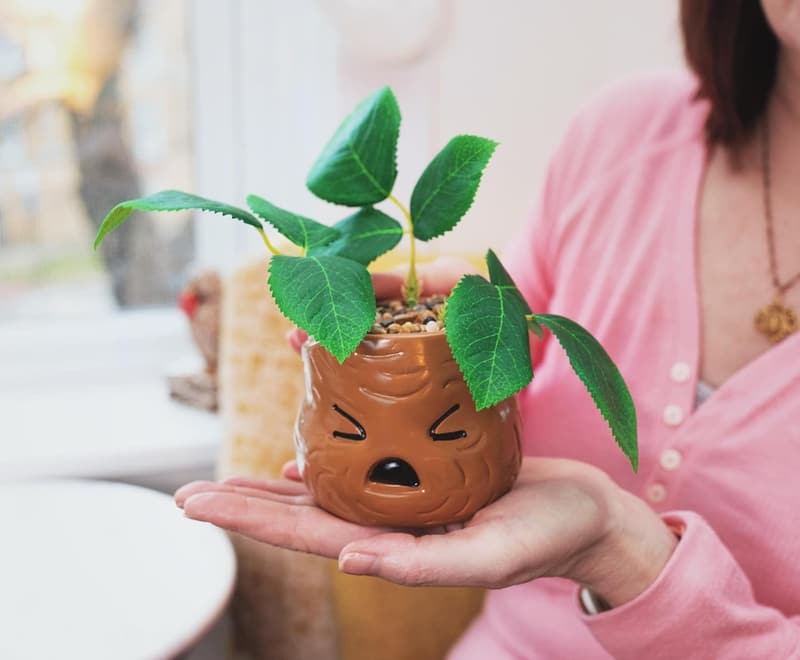 Harry Potter Mandrake Face Ceramic Decorative Plant