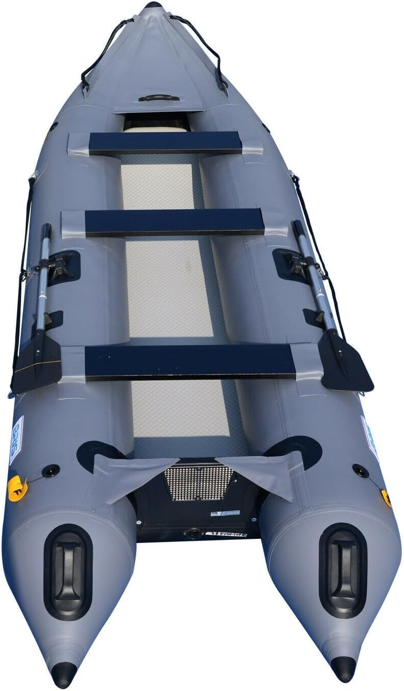 14.1ft Inflatable Kayak for 3 - Fishing & Canoeing