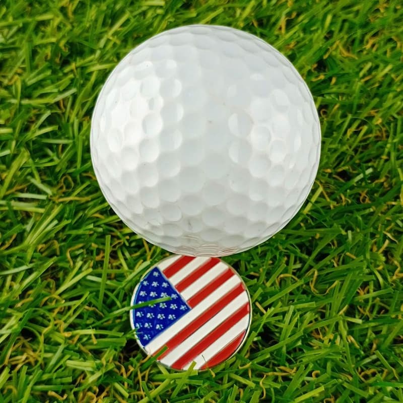 Assorted Golf Ball Markers Value Pack with Clips & Repair Tools