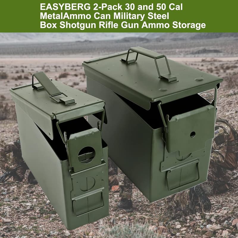 Green Metal Ammo Can