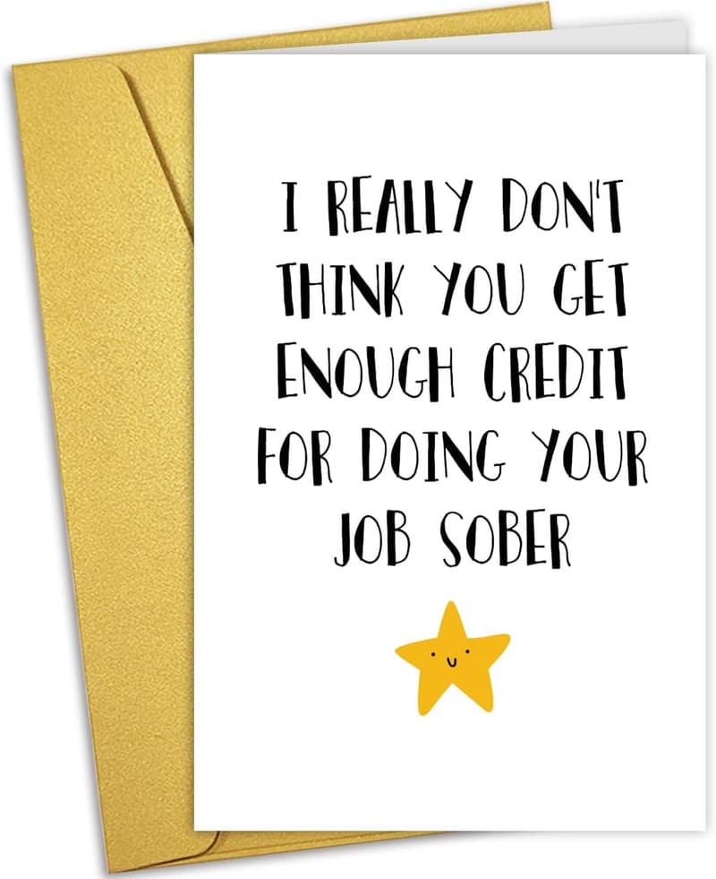 Funny Boss's Day Card - Humorous Gift for Bosses