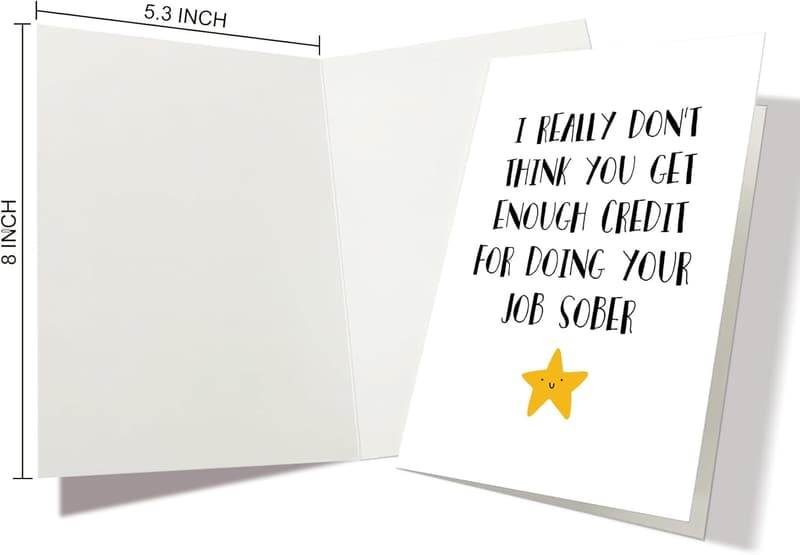 Funny Boss's Day Card - Humorous Gift for Bosses