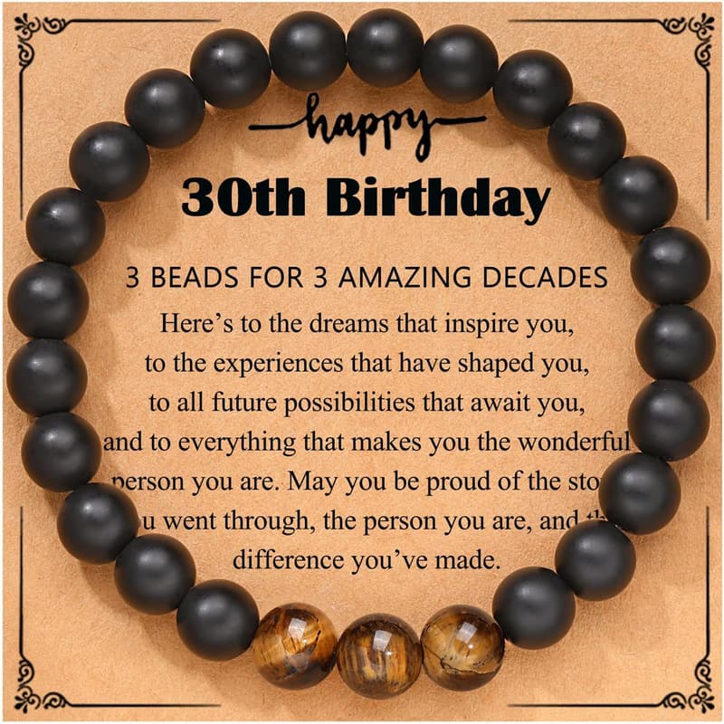 Men's Elastic Rope Bracelet - Birthday Gift for Him