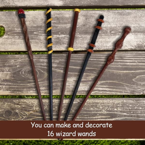 DIY Magic Wand Craft Kit for Kids' Birthday Parties - 45 Pieces