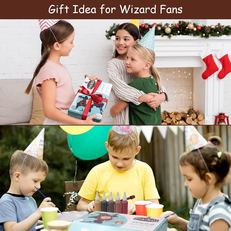 DIY Magic Wand Craft Kit for Kids' Birthday Parties - 45 Pieces