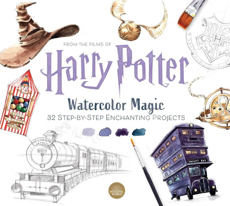 Harry Potter Crafts: 32 Watercolor Magic Projects for Fans
