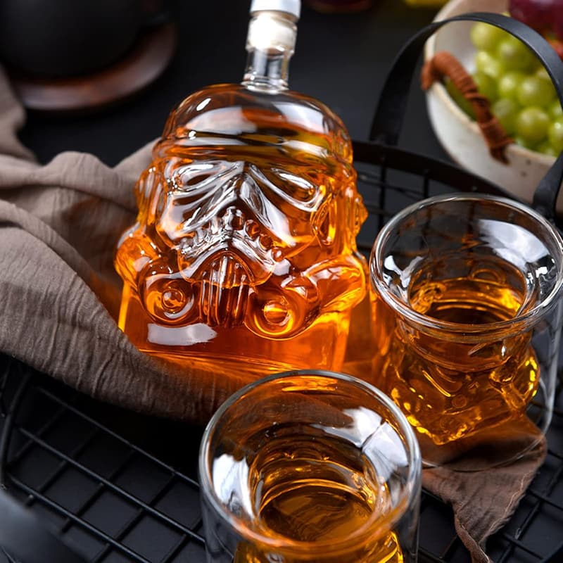 Father's Day Whiskey Decanter Set with 2 Glasses - 750ML