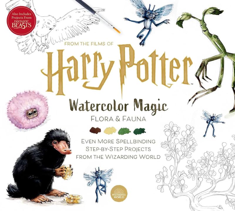 Harry Potter Watercolor Art: Magical Flora & Fauna
