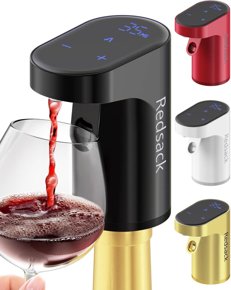 Adjustable Electric Wine Aerator and Dispenser - Unique Gift for Wine Lovers