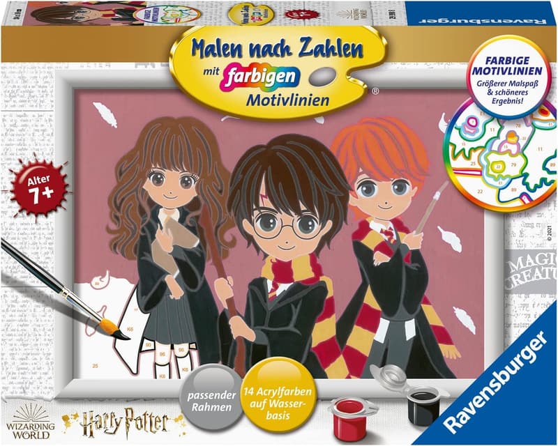 Harry Potter Painting by Numbers Set - Enchanting Friendship Gift