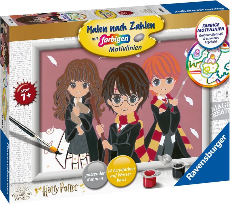 Harry Potter Painting by Numbers Set - Enchanting Friendship Gift