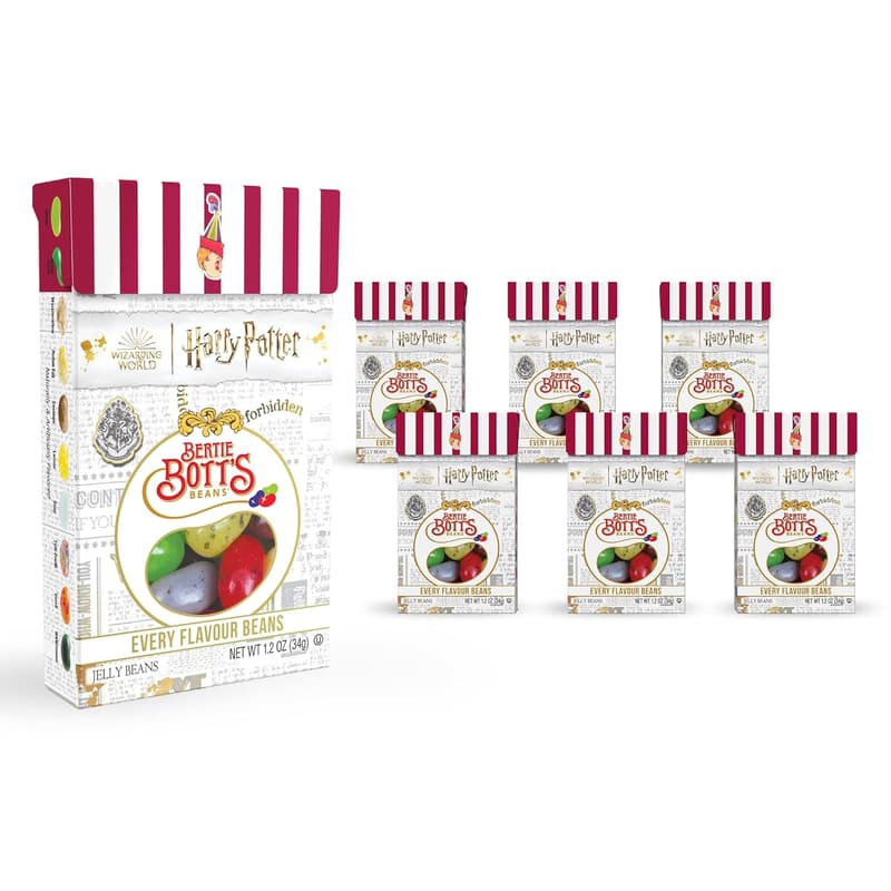 Harry Potter Bertie Bott's Every Flavour Beans - 6 Pack, 1.2 oz