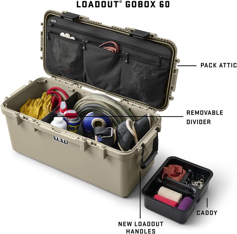 YETI Loadout GoBox - Sturdy Storage for Outdoor Adventures