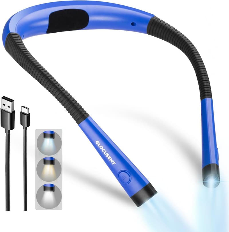 Bendable 3-Color Reading Light for Book Lovers