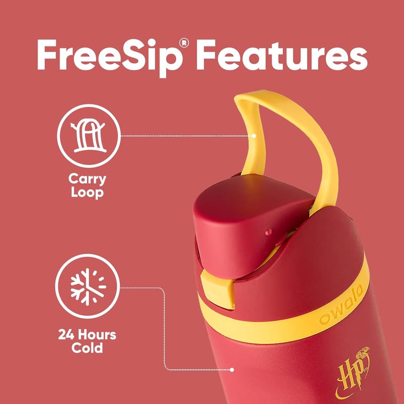 Harry Potter Gryffindor Insulated Water Bottle, 24 oz