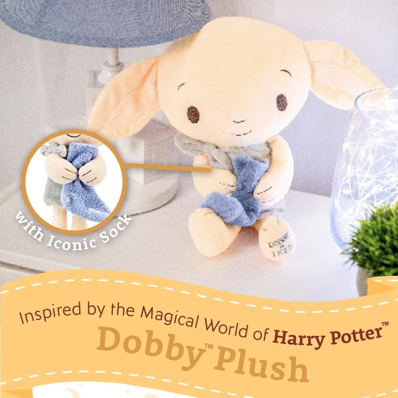 Harry Potter Dobby Plush Toy - 15-Inch Stuffed Elf for Kids