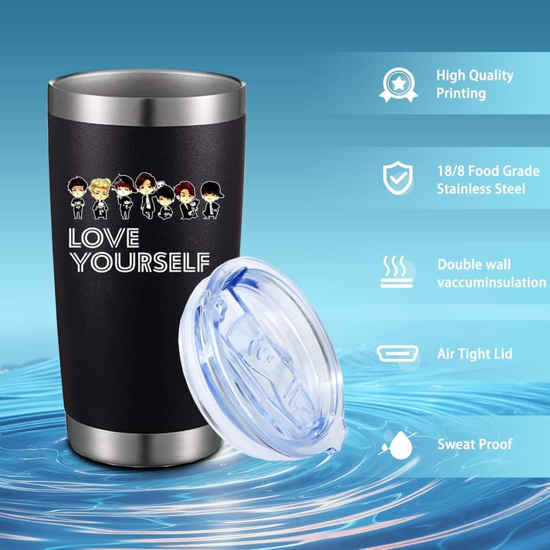 Inspirational 20 oz Stainless Steel Tumbler for Teens