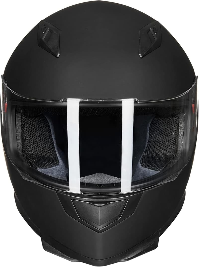 Full Face Motorcycle Helmet with Neck Scarf & 2 Visors