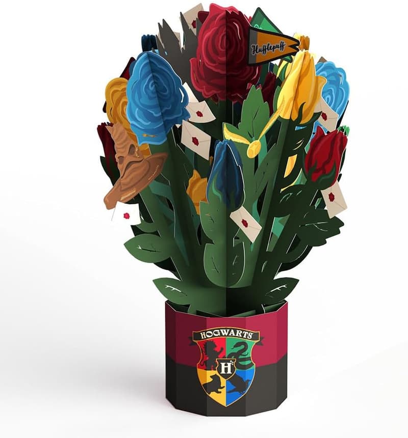 Harry Potter 3D Birthday Card with Mini Paper Bouquet