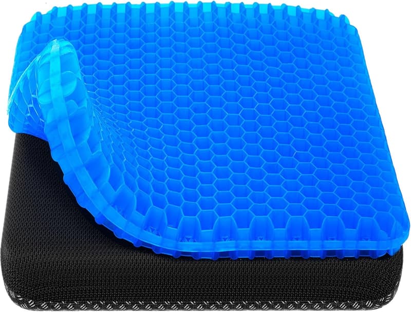 Cooling Gel Seat Cushion – Large Honeycomb Design for Comfort