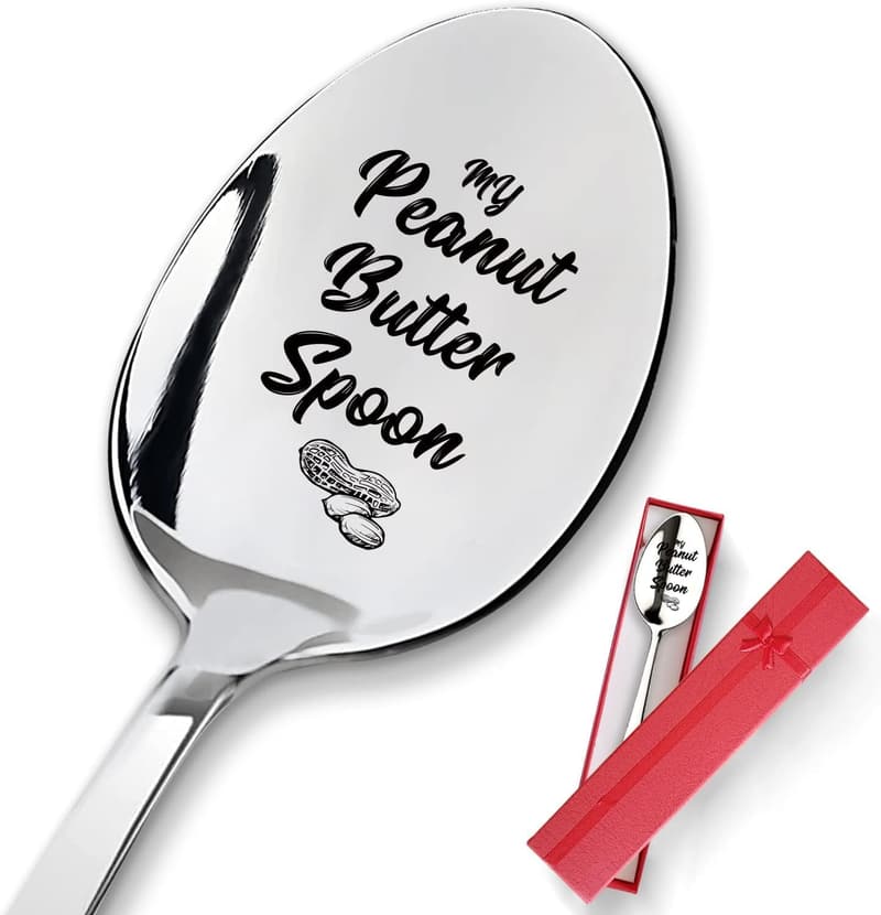 Funny Engraved Stainless Steel Spoon for Coffee Lovers