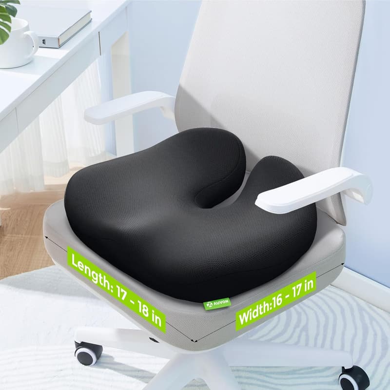 Cooling Gel Memory Foam Seat Cushion for Pain Relief