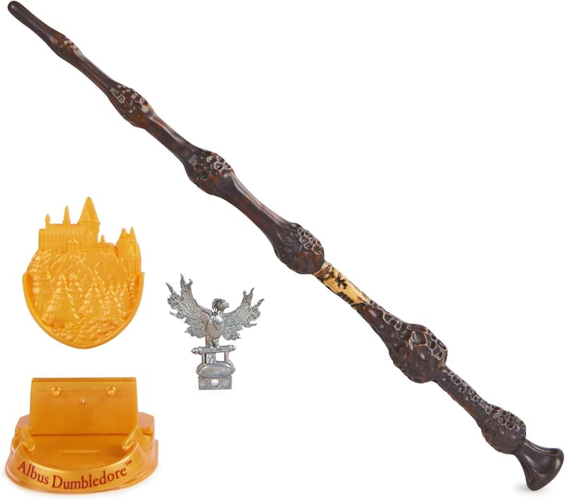 Harry Potter Albus Dumbledore Wand with Stand - 12-Inch Collector's Item