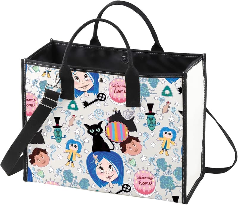 Cartoon Makeup Zipper Pouch for Movie Fans - Mr. Bobinsky Design