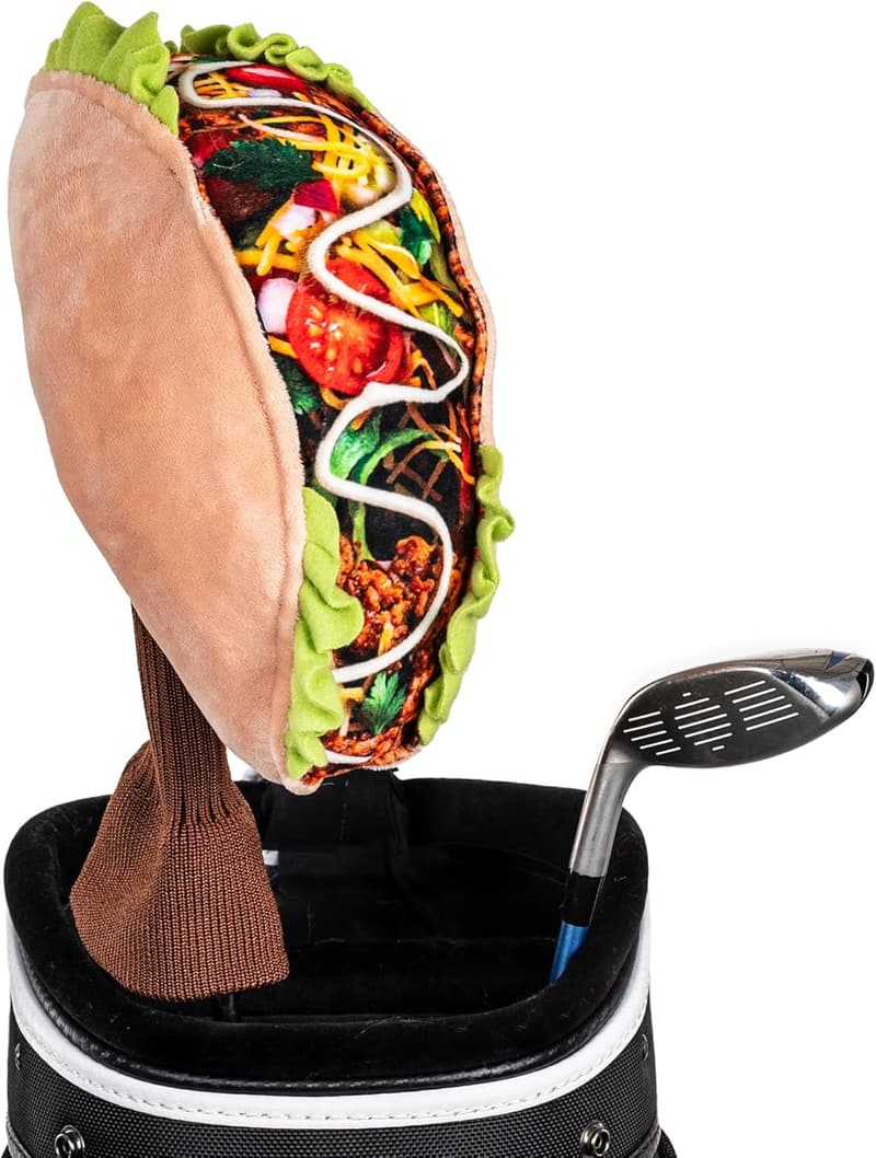Funny Taco Driver Headcover | Premium Golf Club Protection