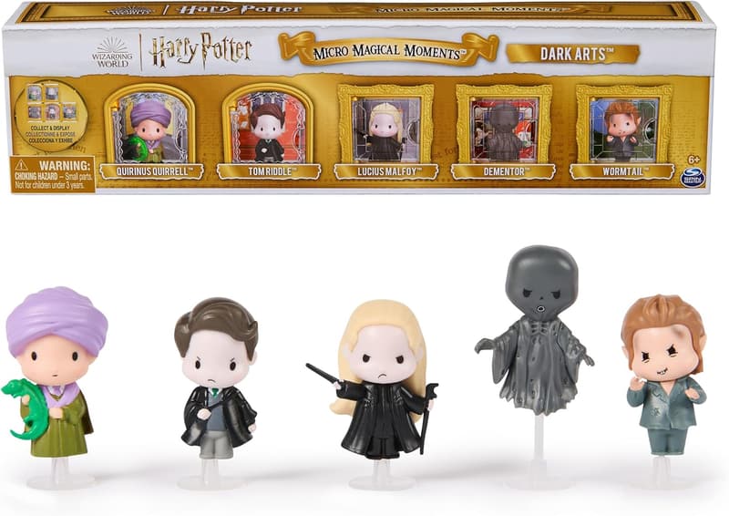 Harry Potter Dark Arts Micro Figures Set & Display Cases