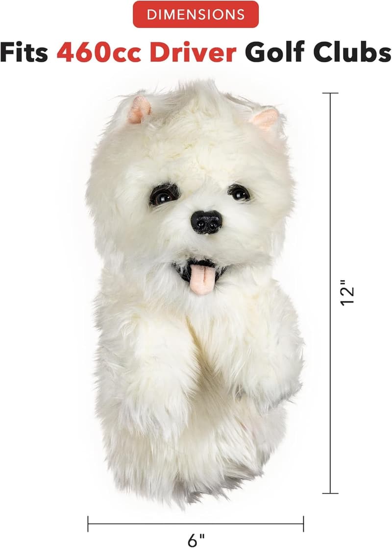 Animal Plush Golf Headcover for Standard 460cc Driver