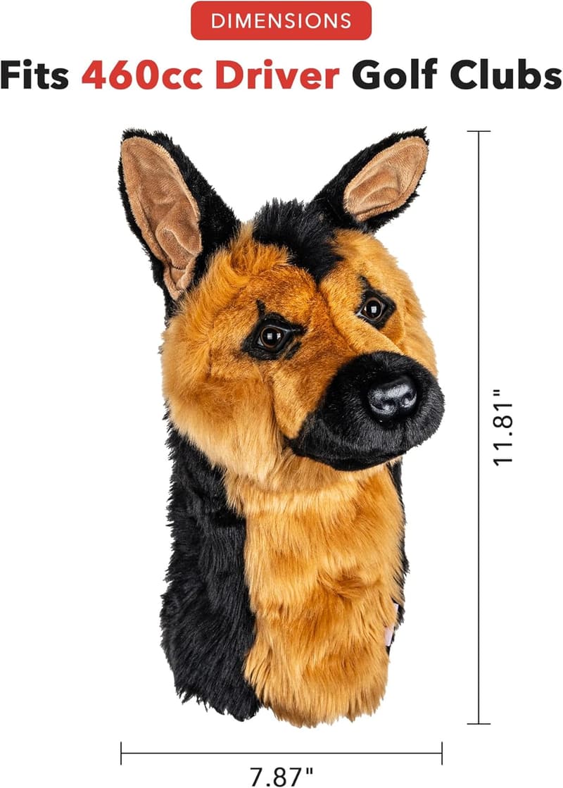 German Shepherd Driver Headcover | Premium Stylish Golf Gear