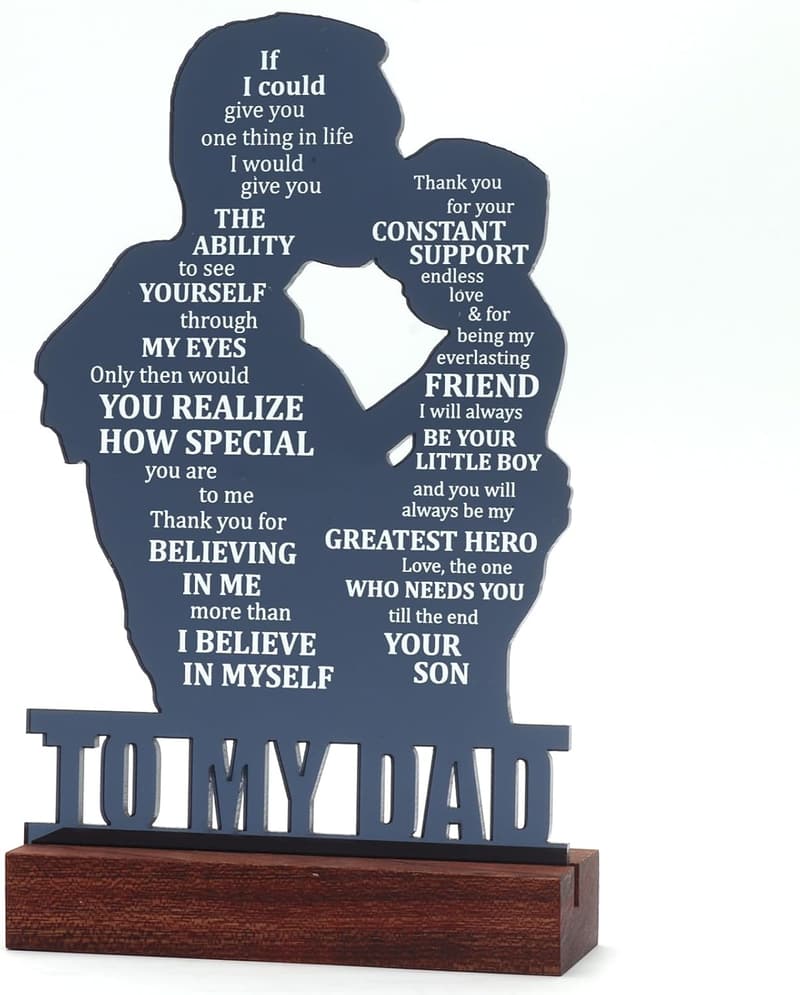 Father's Day Gift: Personalized Sign for Dad from Son